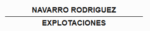 EXPLOTACIONES NAVARRO RODRIGUEZ